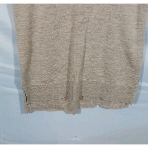 Ann Taylor Medium White Gray Black Color Block Long Sleeve Tunic Wool Blend - Picture 5 of 7